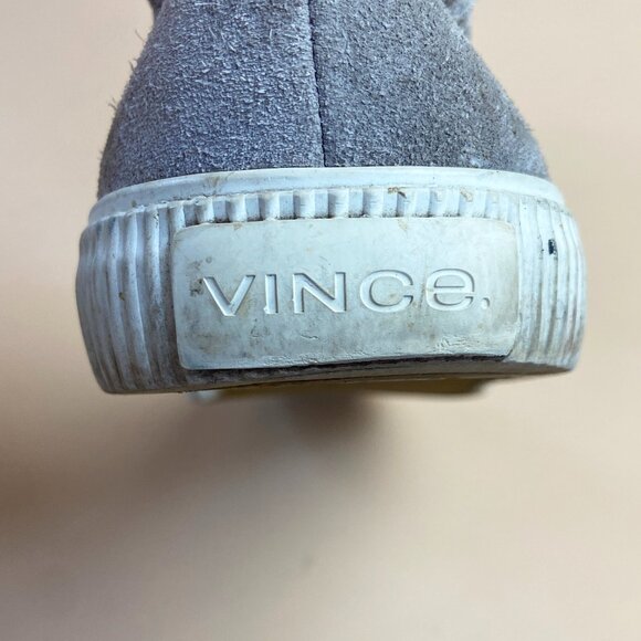 Vince Slip On Leather Sneakers Taupe Suede - Size 9.5 - Picture 6 of 10